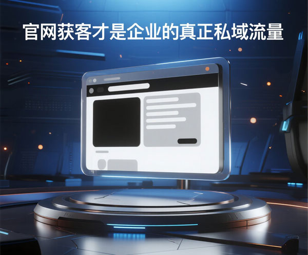 官网获客才是企业的真正私域流量