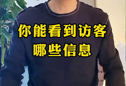 你能看到访客的哪些信息